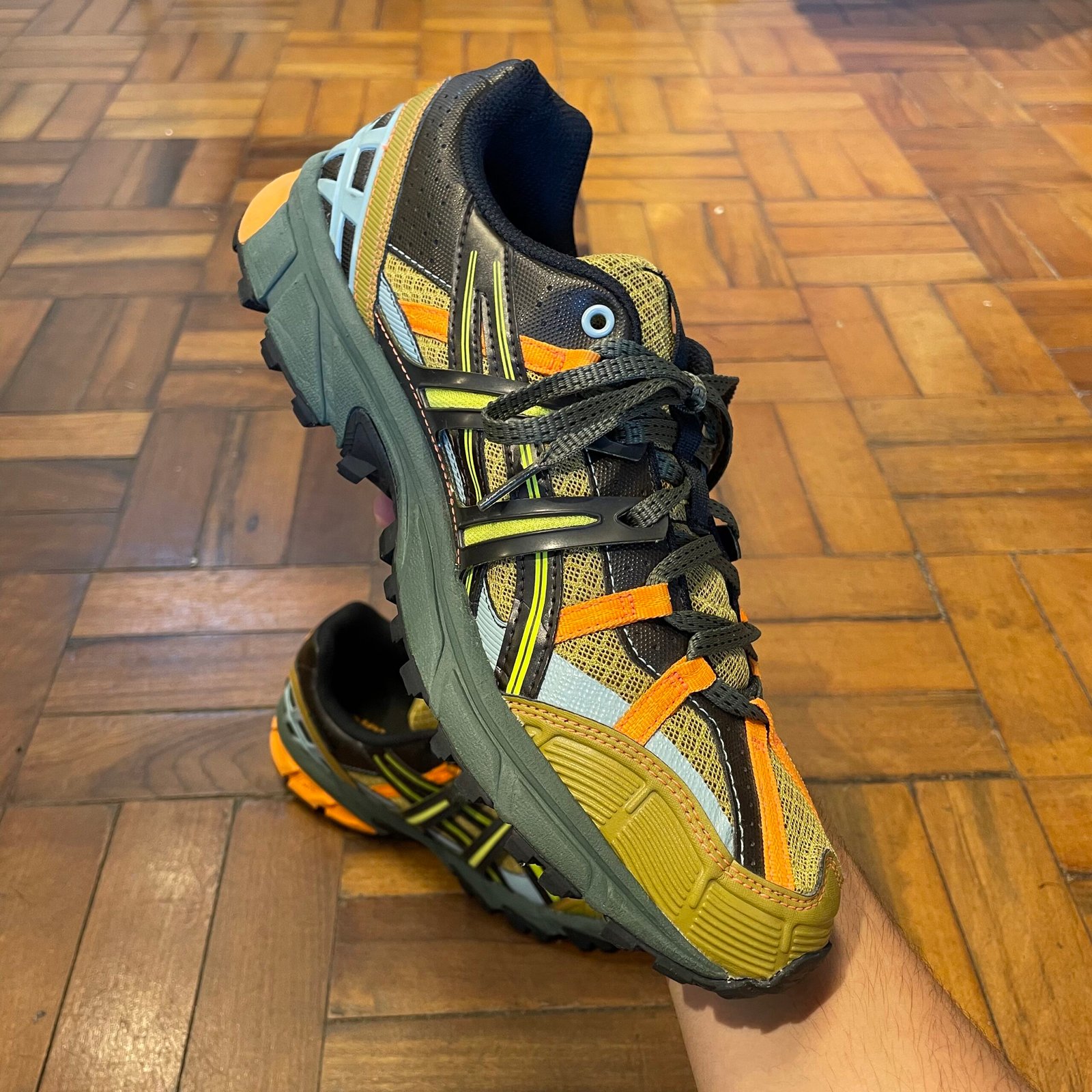 TÊNIS ASICS SPORTSTYLE X ANDERSSON BELL GEL SONOMA 15-50 (OLIVE OIL / DARK BROWN) - Imagem 3